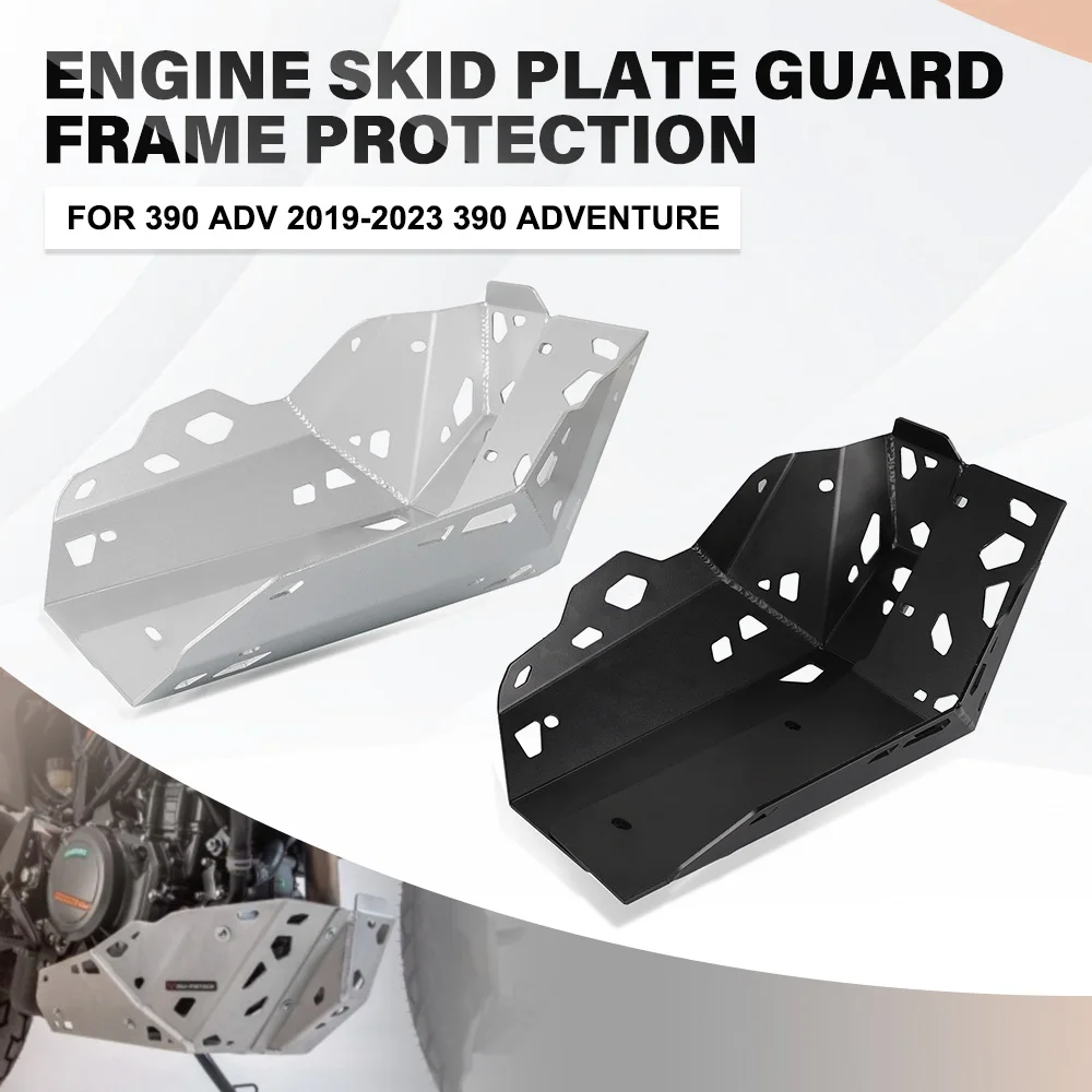 

For 390 ADV 2019- 2023 390 Adventure Accessories Engine Housing Protector Guard Aluminum Skid Plate Bash Frame Protection Covers