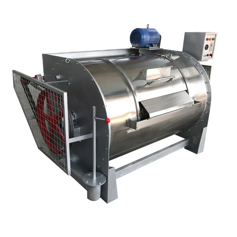 

Large, semi-automatic, industrial, washing machine, bed sheet, quilt cover, washed, stainless steel