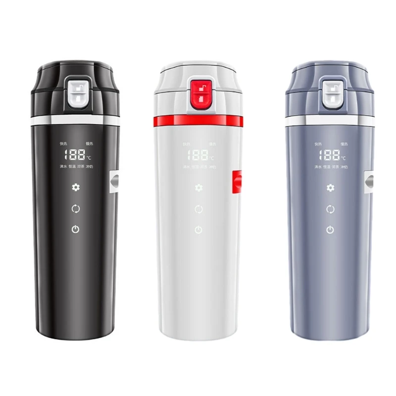 Versatile Heating Cup Travel Cup with Auto Heating Function Electric Kettle ABS