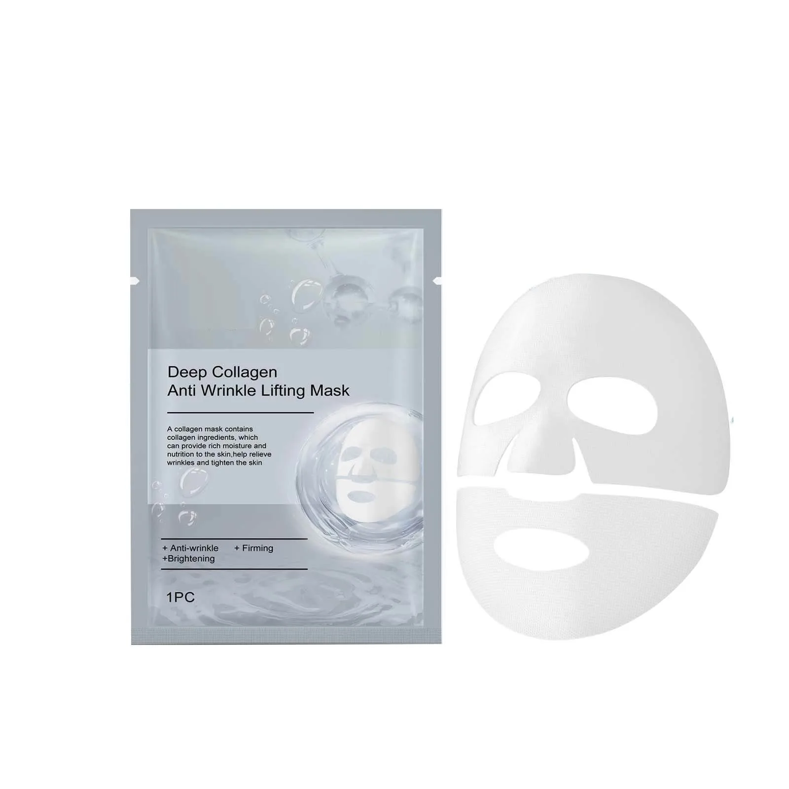 BioCollagen Mask Deep Moisturizing Whitening Niacinamide Mask, Collagen Mask Skin Care Hydrogel Mask Firming Skin Nourishing