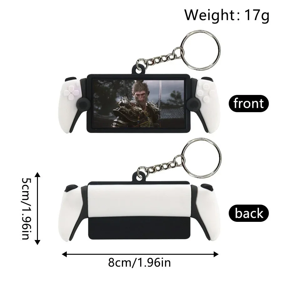 6cm/2.36inBlack Myth Chaveiro WuKong Jogo Periférico Alça Chaveiro Meninos Pingente Simples Tide Play Pendurado Ornamentos de PVC Presente