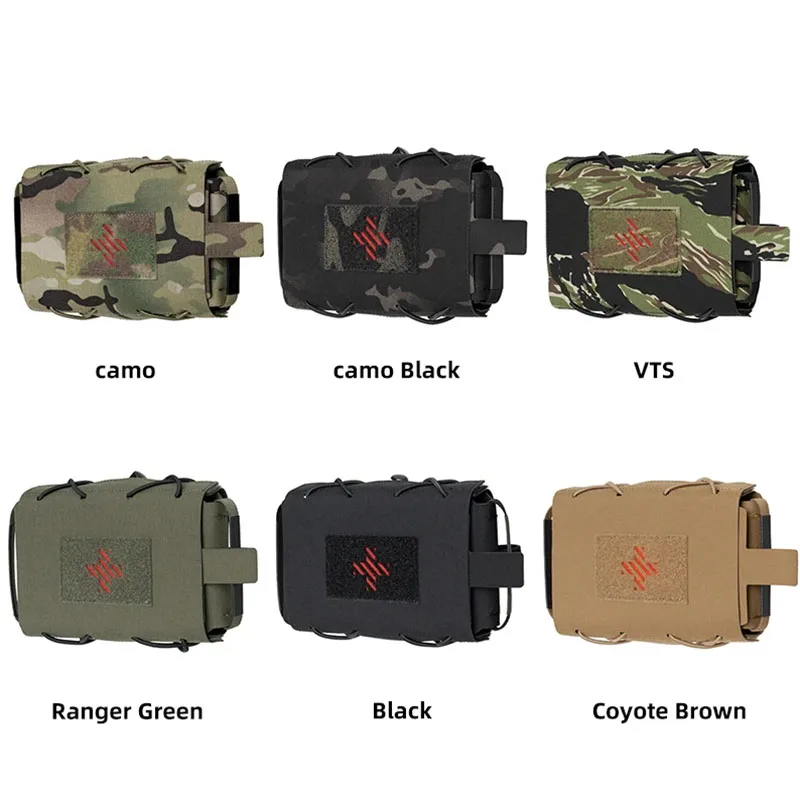 Tactical Medical Pouch Detachable First Aid Kit Quick-release Medical Kit Laser Cut MOLLE Emergency Survival Bag for Outdoor