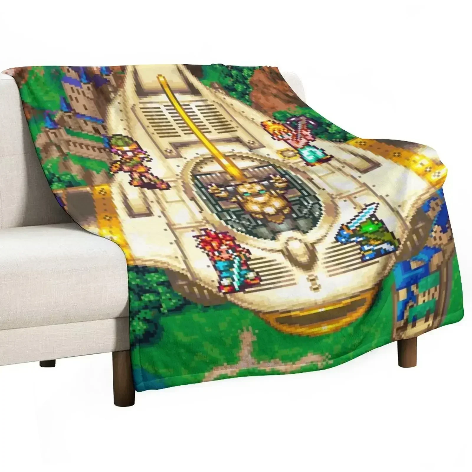 

Chrono Trigger Epoch Throw Blanket Plush Fuzzy Cozy Blanket for Couch Sofa