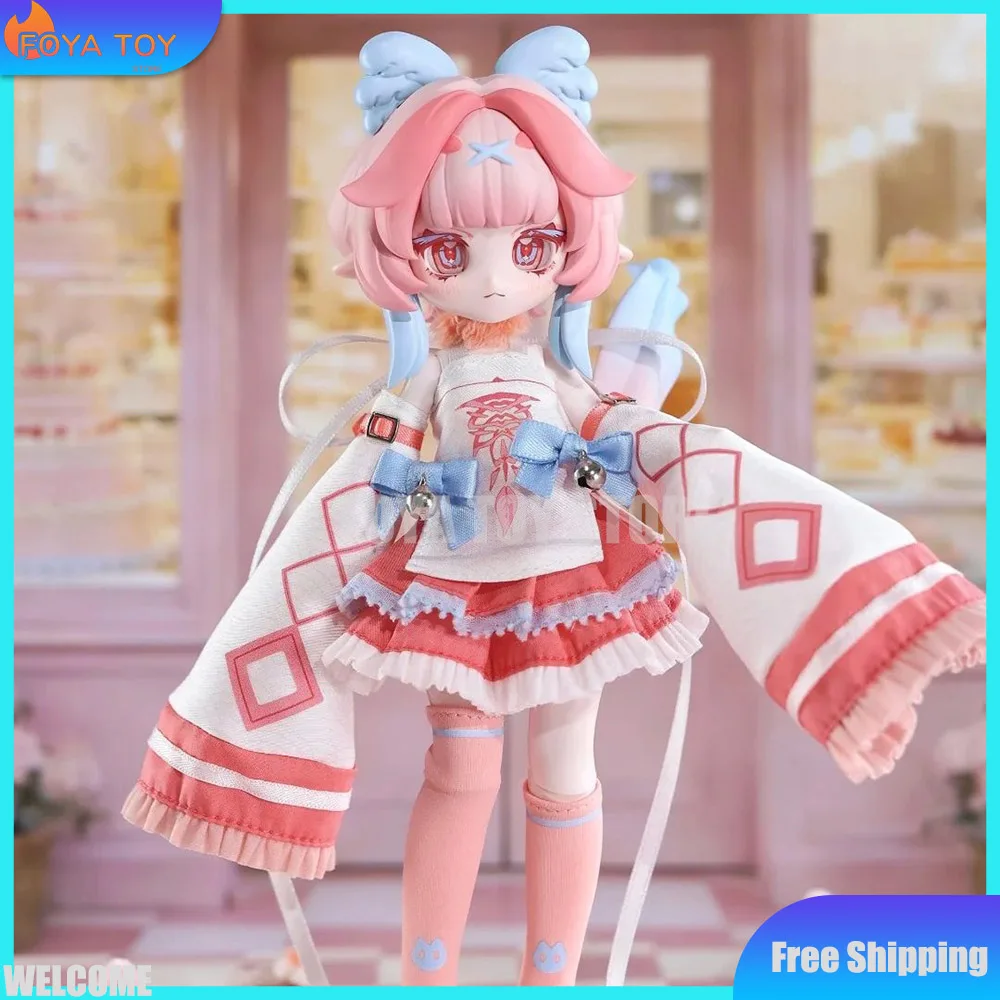 Новая коллекционная фигурка Koushuh HEX BOX Big 1/12 Scale Bjd Series Blind Box: подвижная, милая, для декора рабочего стола, подарок для девушки