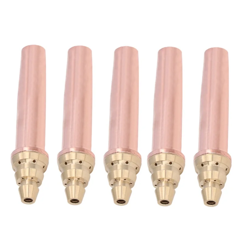 

5PCS Cutting Tips Split Propane Gas Machine Isobaric Welding Nozzles Torch ConsumablesG03-9#