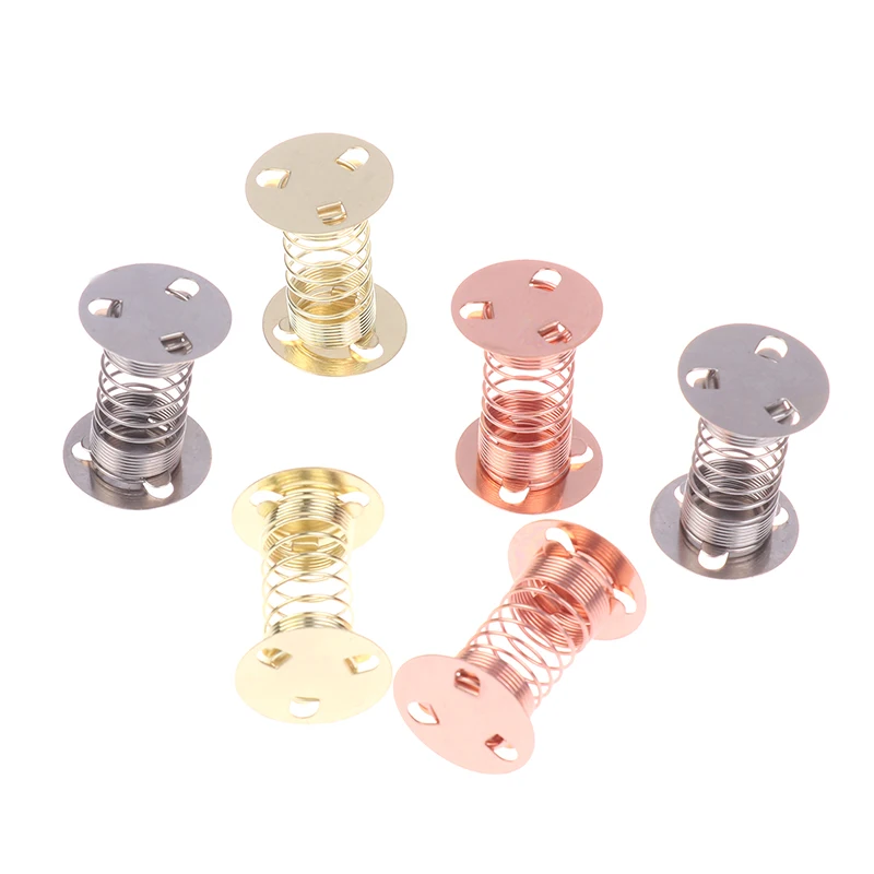 5Pcs Dancing Toy Double-sided Spring Base Car Dashboard Spring Shaking Head Spring Base For Crafting DIY Accessories