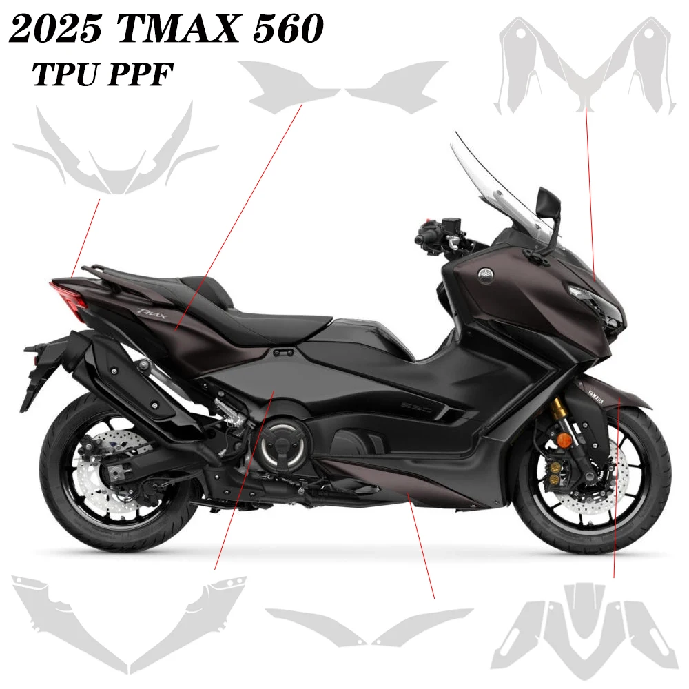 

TMAX 560 PPF Protective Film Motorcycle Invisible Car Cover For Yamaha Tmax 560 Anti-scratch Transparent TPU Protective film