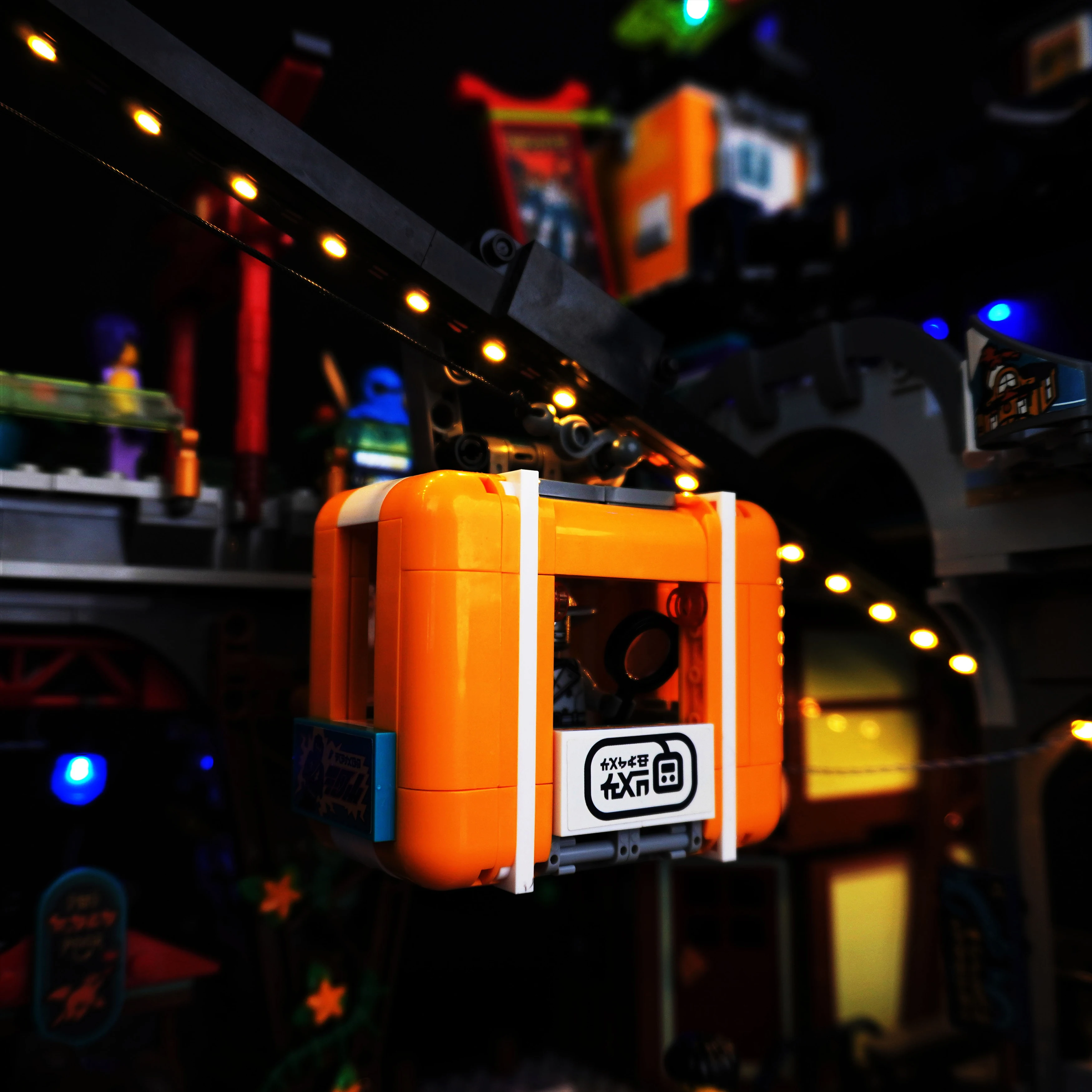 مجموعة إضاءة LED متوافقة مع 71799 مكعبات بناء شارع السوق الحضرية مجموعة إضاءة زخرفية للعرض (الأضواء فقط) #2