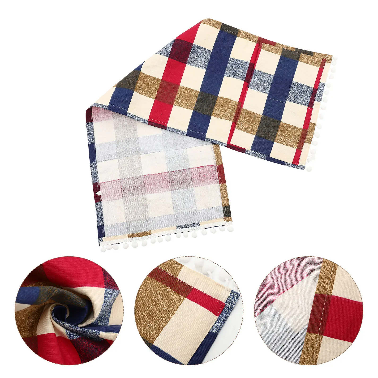 Microwave Oven Dust Cover Breathable Washable Cotton Protective Cover Decorative Oven and Kitchen Appliance Protector
