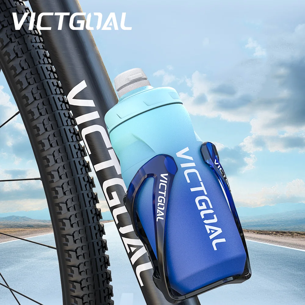 VICTGOAL 620ML Bike Water Bottle Leakproof Squeeze Jet Sport Water Bottle PP5 Safety Cycling Bottle for Running Camping Hiking