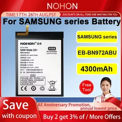 NOHON Battery For Samsung Galaxy Note 10 Plus 8 S21 S20 Ultra S6 S10e S10 Plus S9 S8 S10x S7 Edge S6e S5 A50 Phone Batteries