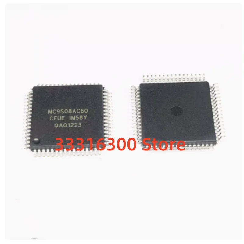 5PCS New MC9S08AC60CFUE QFP64 Microcontroller IC chip