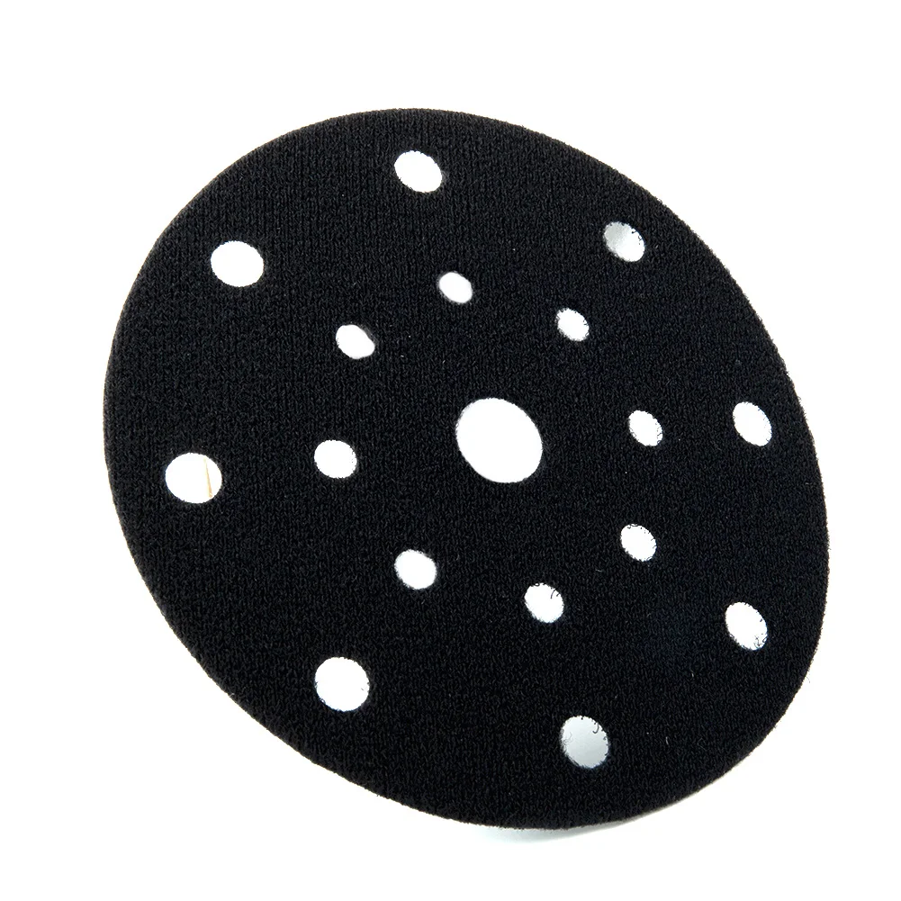 6In 17Hole Interface Pad Protection Disc 150mm For Grinder Hook And Loop Sanding Disc Thin Sponge Sanding Pad For Festool Sander