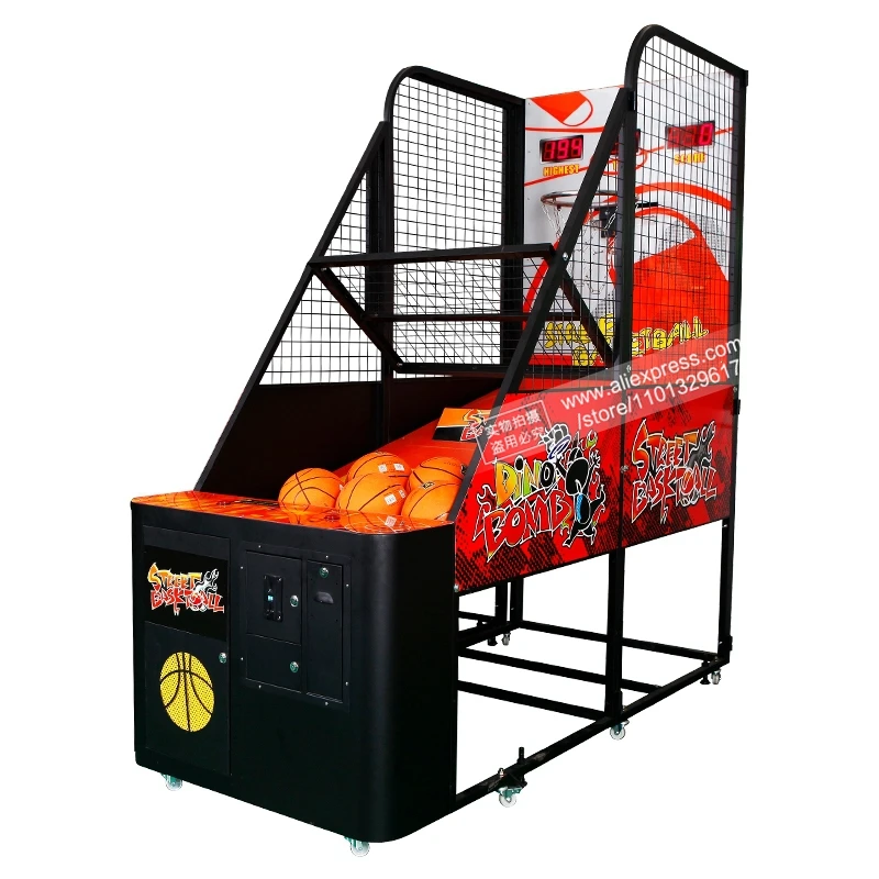 

Indoor Game Room Commercial Amusement Device Coin Operated Street Basketball Arcade Tickets Redemption Game Machine