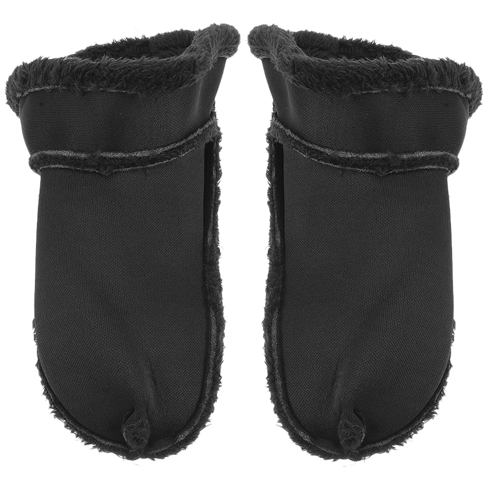 Thickened Soft Plush Covers Men's Sandals Shoe Inserts Winter Fluffy Warm Detachable Man