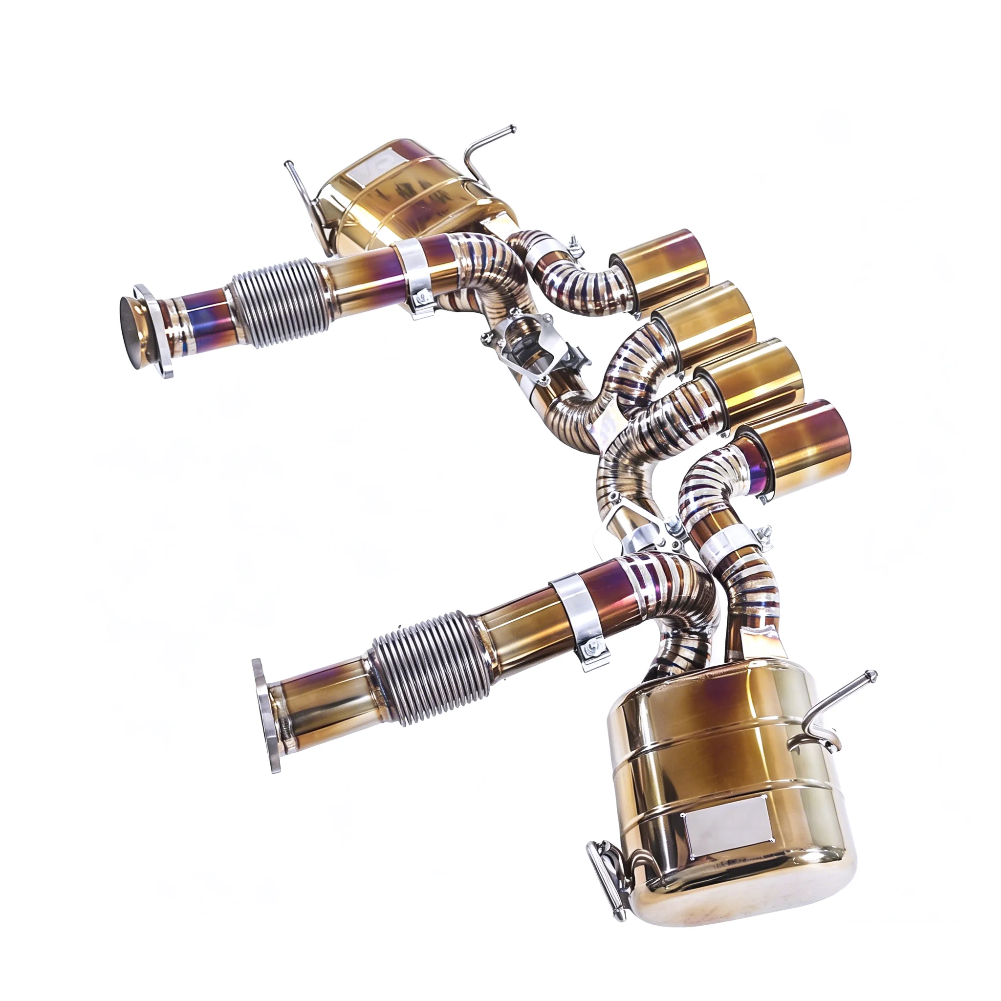 [Custom product] Suitable for 2020-2024 Chevrolet Corvette C8 Z06 5.5L strap titanium alloy exhaust, original car motor