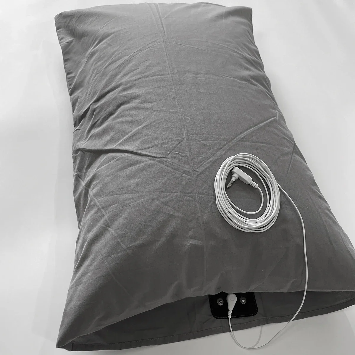 51x92cm King Size Earthing Pillowcase Anti-static Kits Silver Fiber Grounding Health Pillowslip EMF Protection for Better Sleep