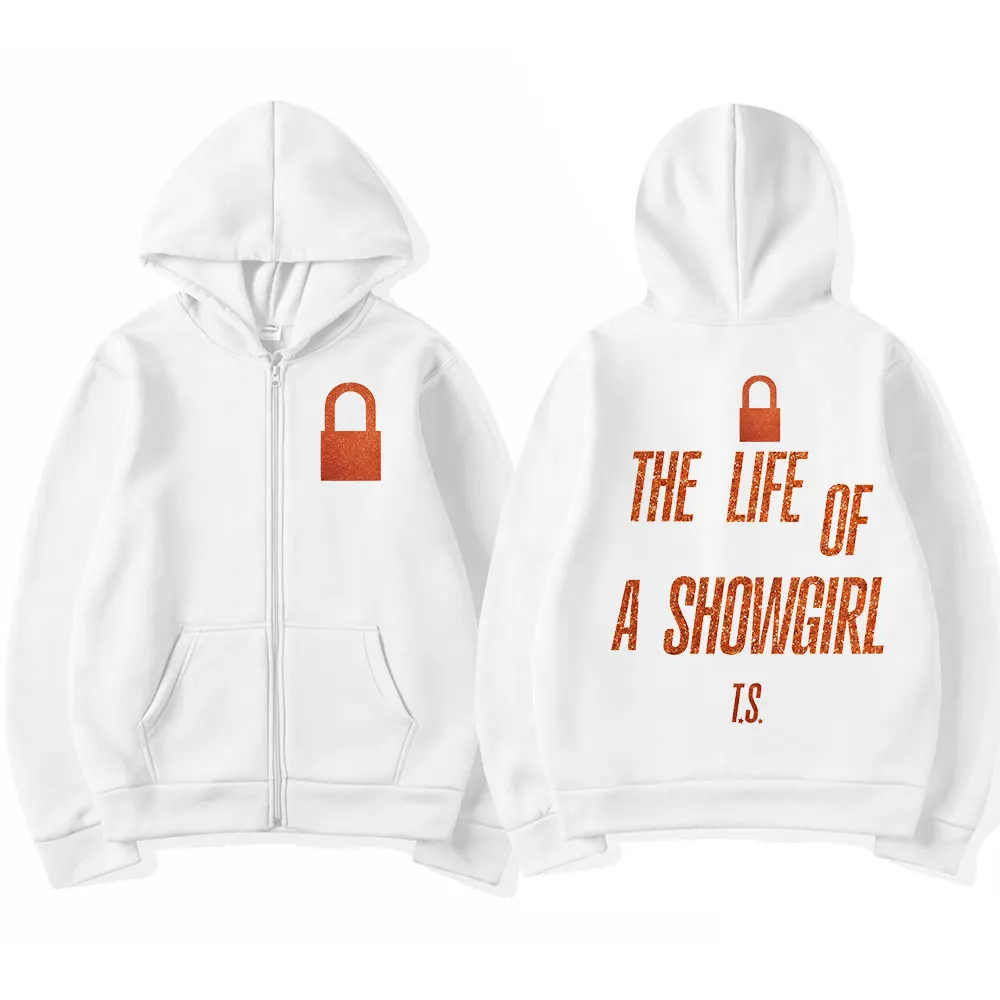 حياة فتاة الإستعراض ألبوم سستة هوديس الرجال النساء الملابس Harajuku زمم بلوزات طويلة الأكمام كنزة بغطاء رأس من الصوف معطف سترة