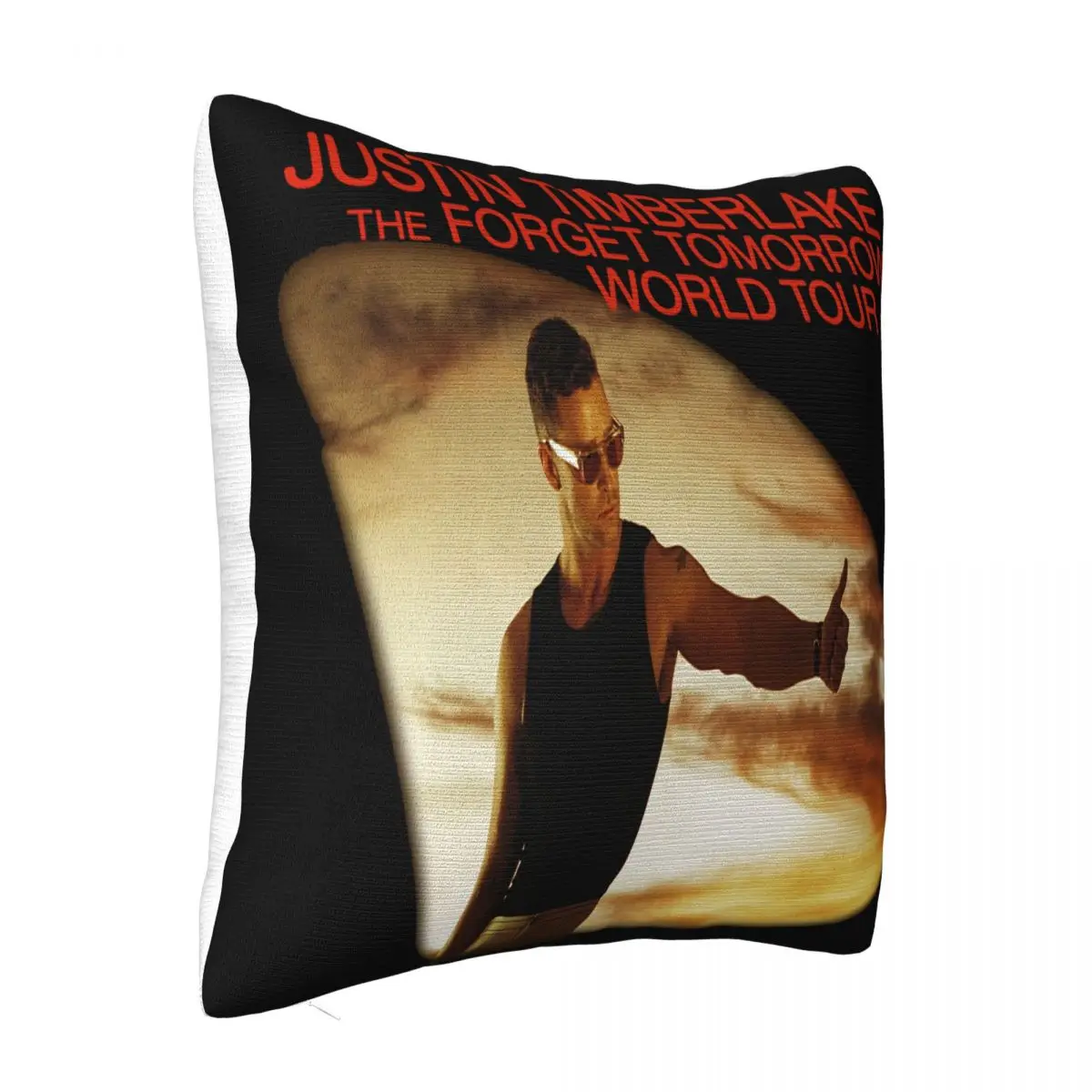 Juste de coussin avec motif anime "Forget Tomorrow World Tour Justin 1", taie d'oreiller