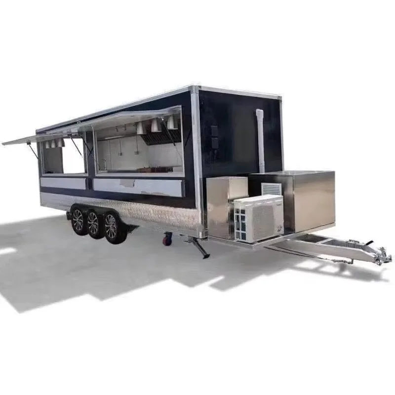 Fully Equipped Food Truck for Street Food Vending - Includes Fryer Grill Griddle Refrigerator Generator - Ready-to-Open Mobile
