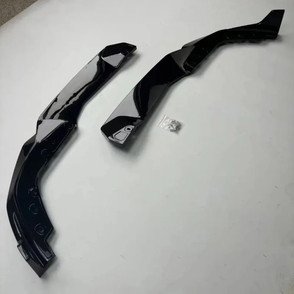 

Para BMW Serie 3 G20 G28 2023 + LCI MP estilo divisor de labio delantero negro brillante alerón de parachoques delantero accesor