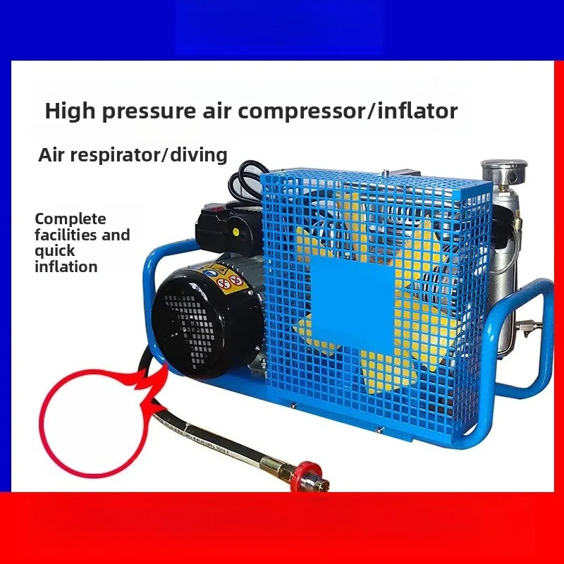 30MPA air compressor, high pressure pump Marine cylinder compression inflator 100L