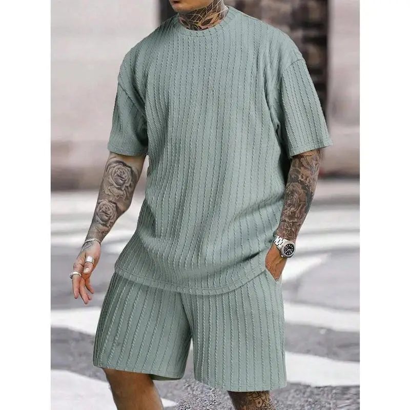 

Casual Pure Color Fashion Set Men's Spring Autumn Winter Seasonal Wear Comfortable Breathable Street Style Outfit