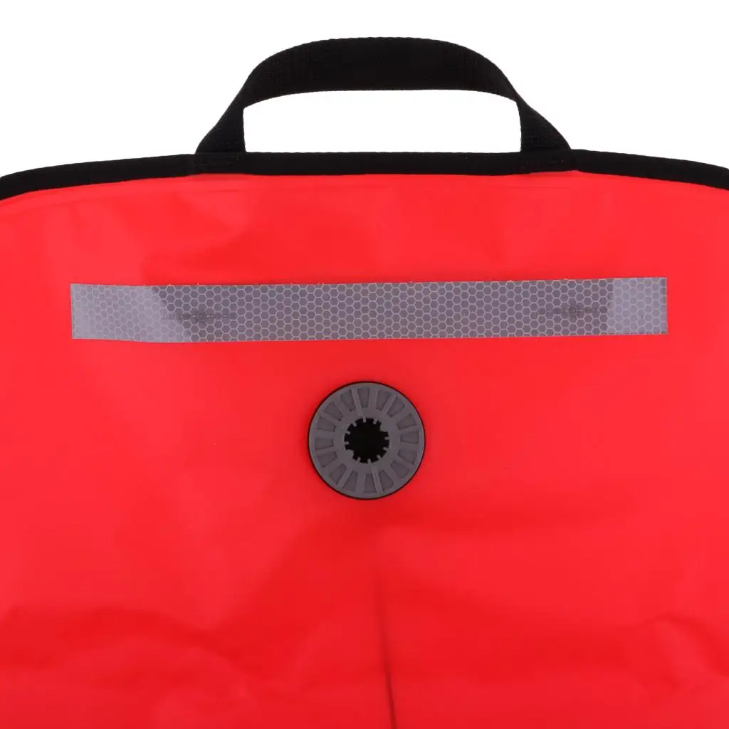 Snorkeling and Diving 50lb Lift Bag Trapezoidal Shape Heavy Objects Salvage Pouch for Underwater Recovery