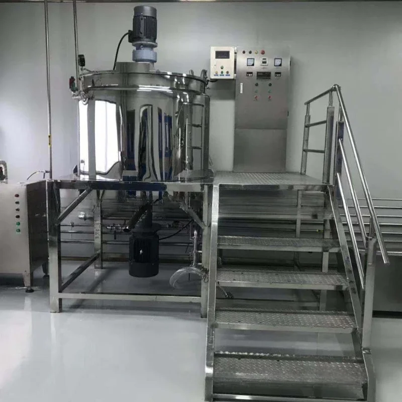 Heating homogeneous stirring pot A variety of specifications can be customized Shampoo stirring pot Stainless steel three-layer