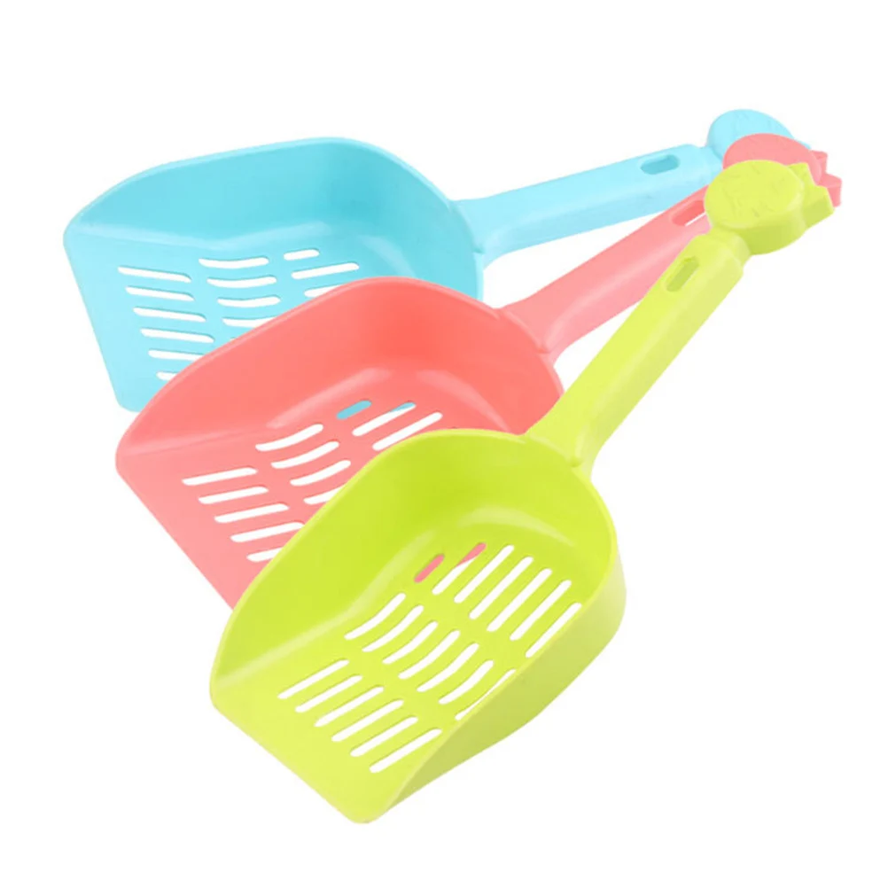 

Pet Litter Shovel Long H Small Scoop Kitten Extra Giant Durable Plastic Ideal Cleaning Tool Hygiene Powerful