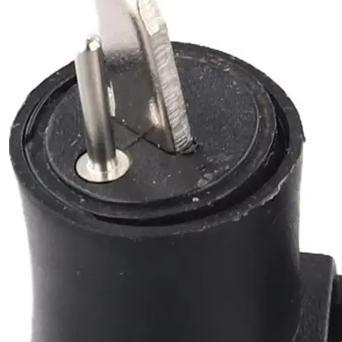 2 Pin DIN Right Angle Audio Screw Connector Black Hi-Fi Speaker Cable Terminal Block For Loudspeaker Wire Connection Accessories