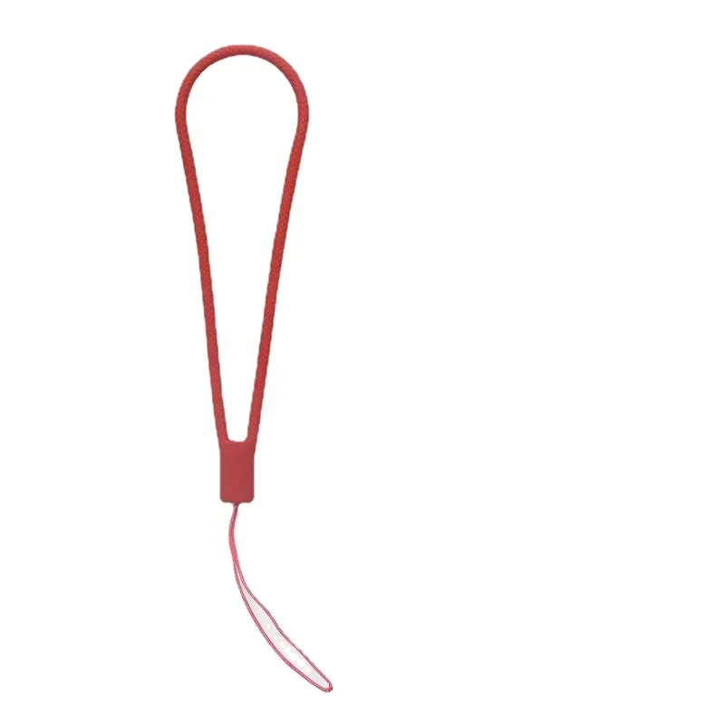 Silicone Wrist Straps Hand Lanyard For Mobile Phones Camera Keys Cord Chain Universal Anti Lost Hanging Rope Keychain
