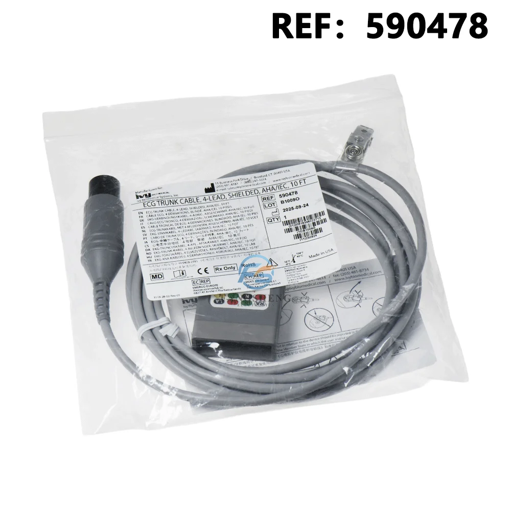 100% New Original  Main Cable 590478 Compatible with IVY Series Monitor High Shielding Anti-interference