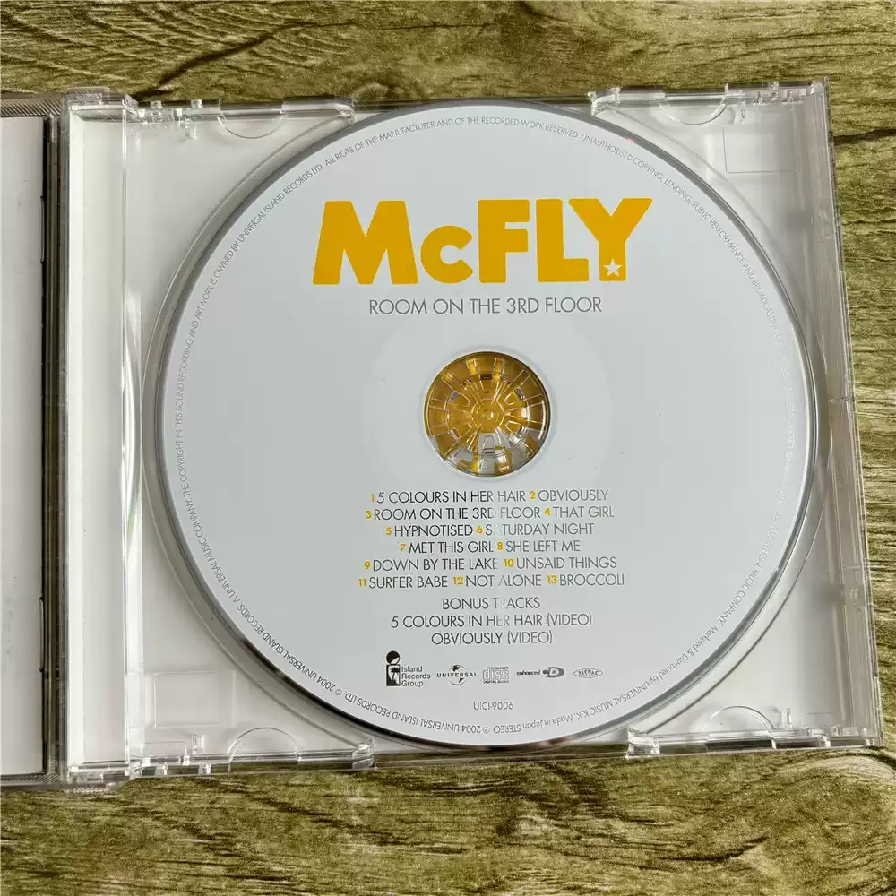 قرص مضغوط McFly Motion في عام الإصدار: 2004 النوع: Pop-rock، Power Pop
