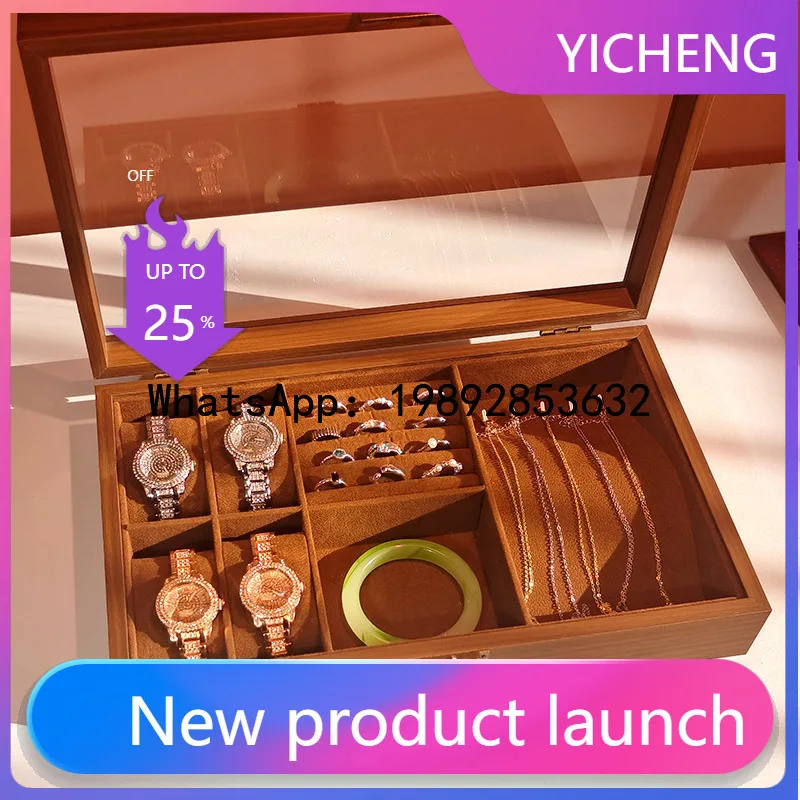 

Watches, bracelets, earrings, rings, necklaces, jewelry storage box
