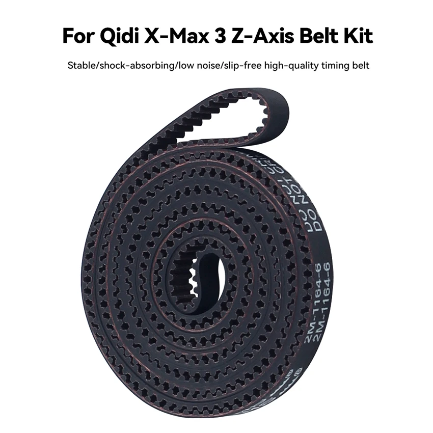1PC Replacement Drive belt V-belt X Y Z Axis Timing Belt for QIDI X/ Max3 3D Printer Accessories