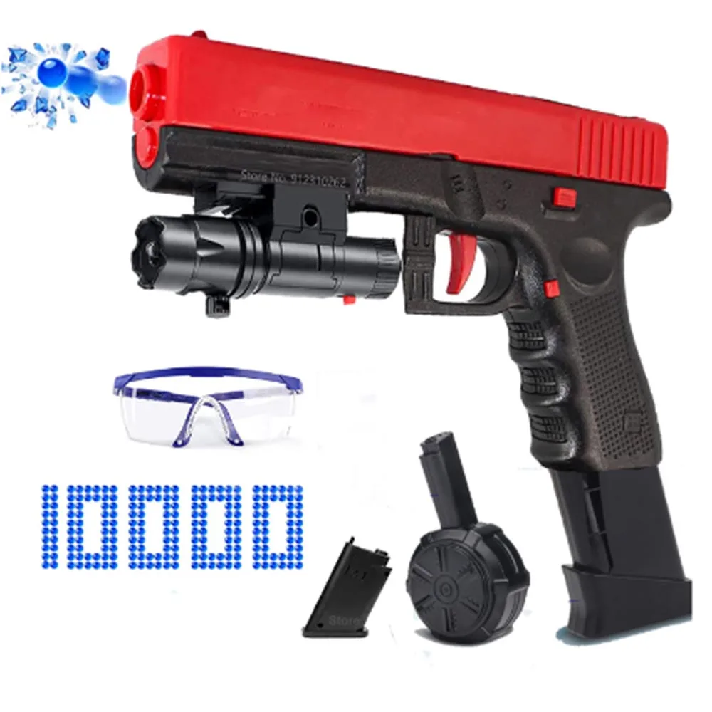 GLOCK ELECTRIC SPLATTER  BLASTER GEL GUNS FOR ADULTS DROPSHIPPING