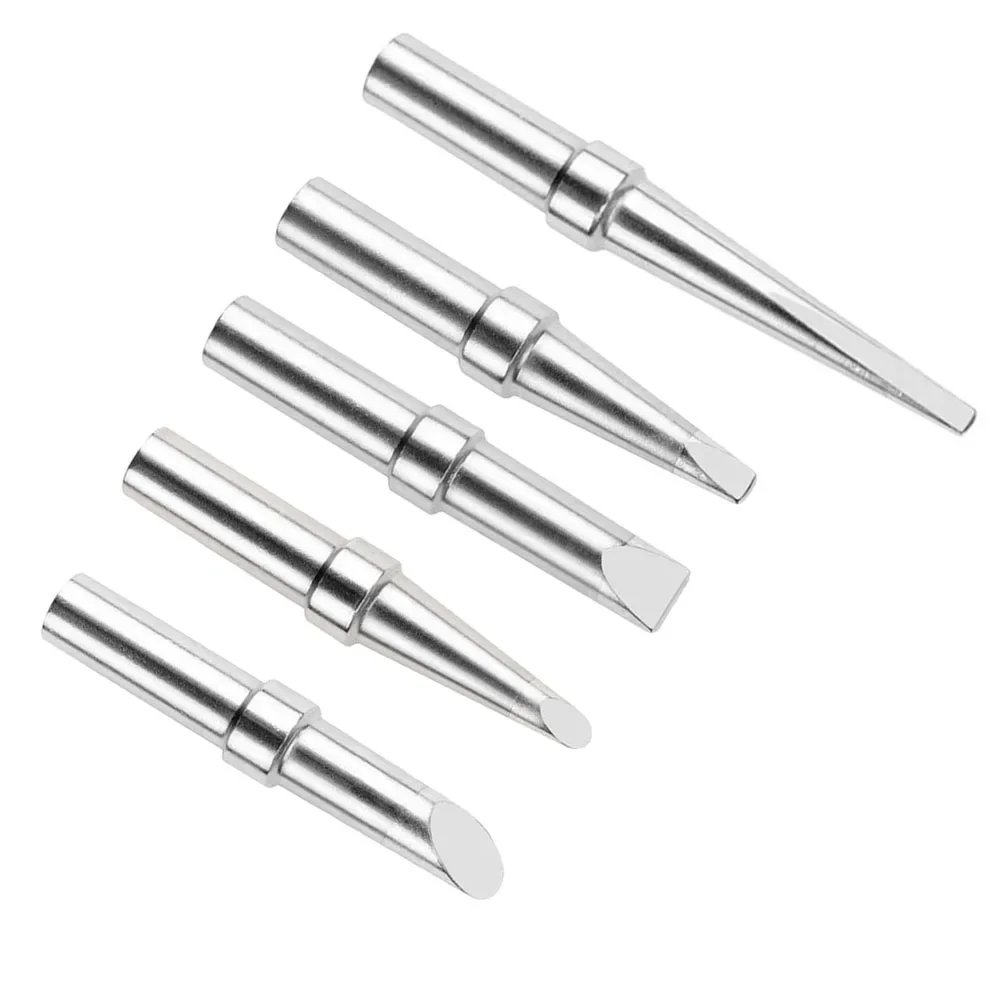 Silver ET Soldering Iron Tips Set for WESD51 WES51 WCC100 WE1010NA PES51 PES50 WCC100/101 LR21 EC1201 EC1204 EC2000 Wep70