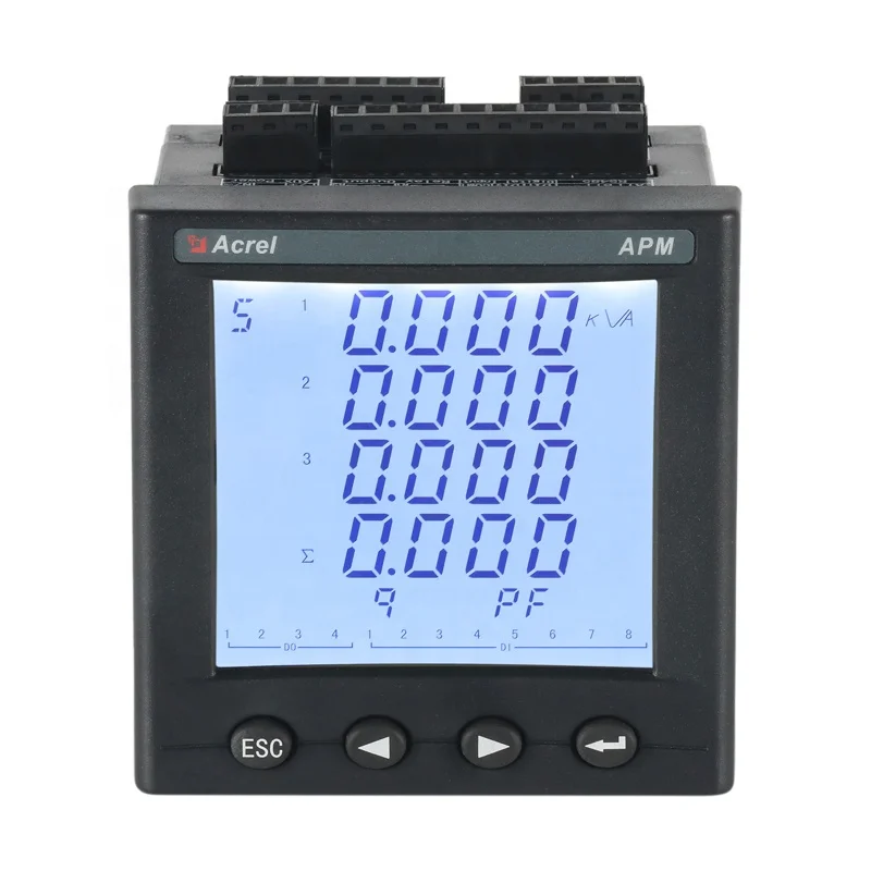 

APM810 Network Power Quality Energy Meter Multifunction Panel Meter Power Quality Monitoring 2-63rd Harmonic and THD