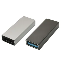 High Speed USB C USB 3.1 Type C Female to USB 3.0 A Female Adapter Converter Adaptor 5gbps Aata Transmission Black Silver