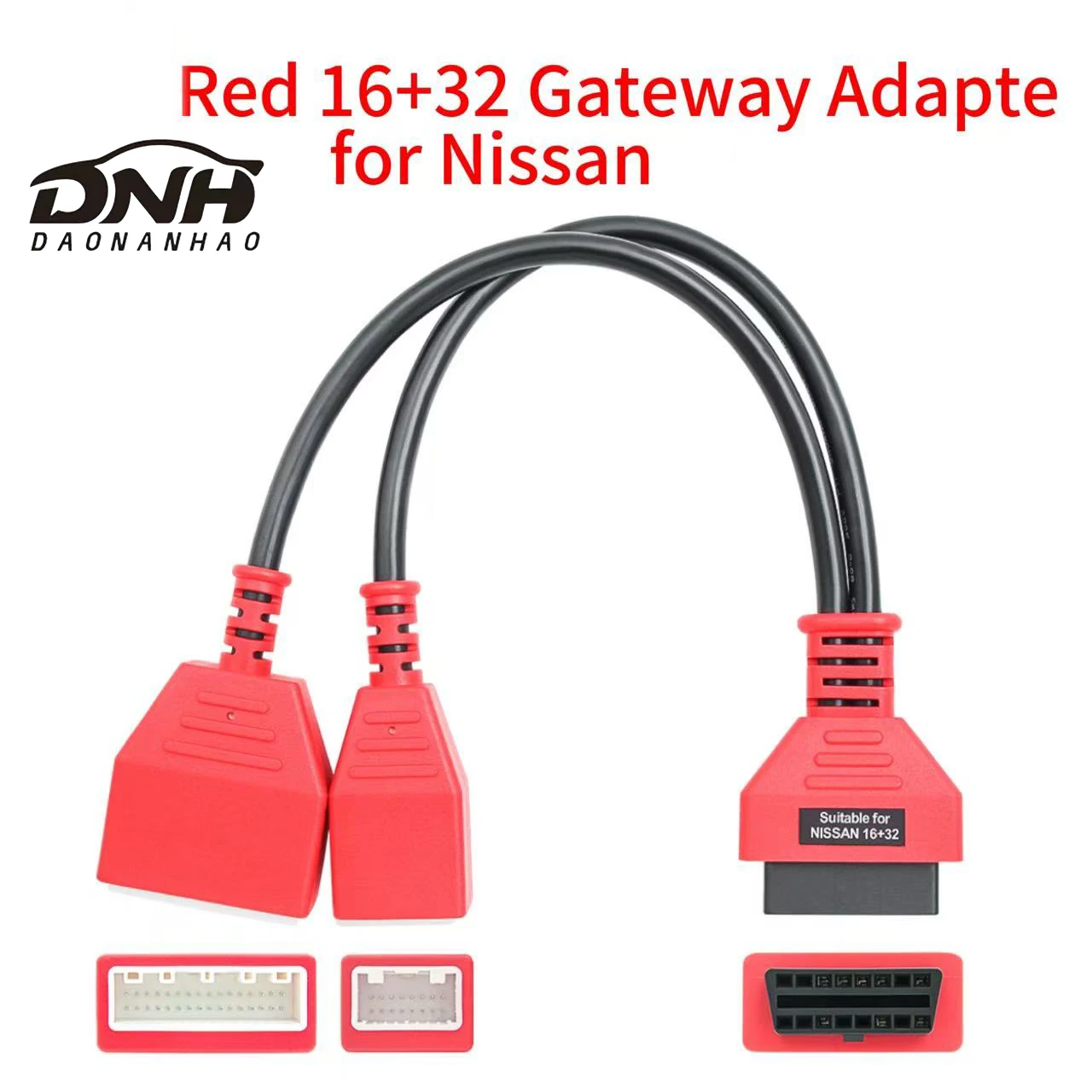 16+32 Gateway OBD2 Adapter Cable for Nissan Bypass SGW No Password Required Compatible with Autel IM508 IM608