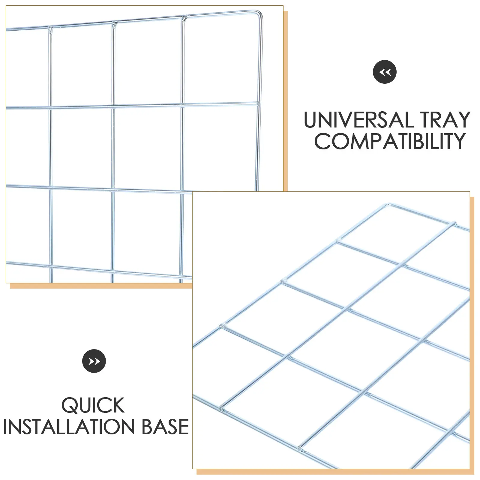 Insulated Food Carrier Rear Rack Motorcycle Rear Luggage Rack 40x30cm Metal Delivery Food Box Holder Grid Tray
