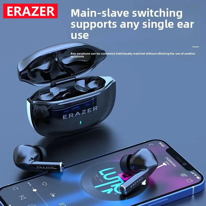 ERAZER HT82 Gaming Headset Bluetooth 5.4 with HIFI Sound Surround Stereo, Noise Cancelling Mic, Bass Boost Wireless Earphone
