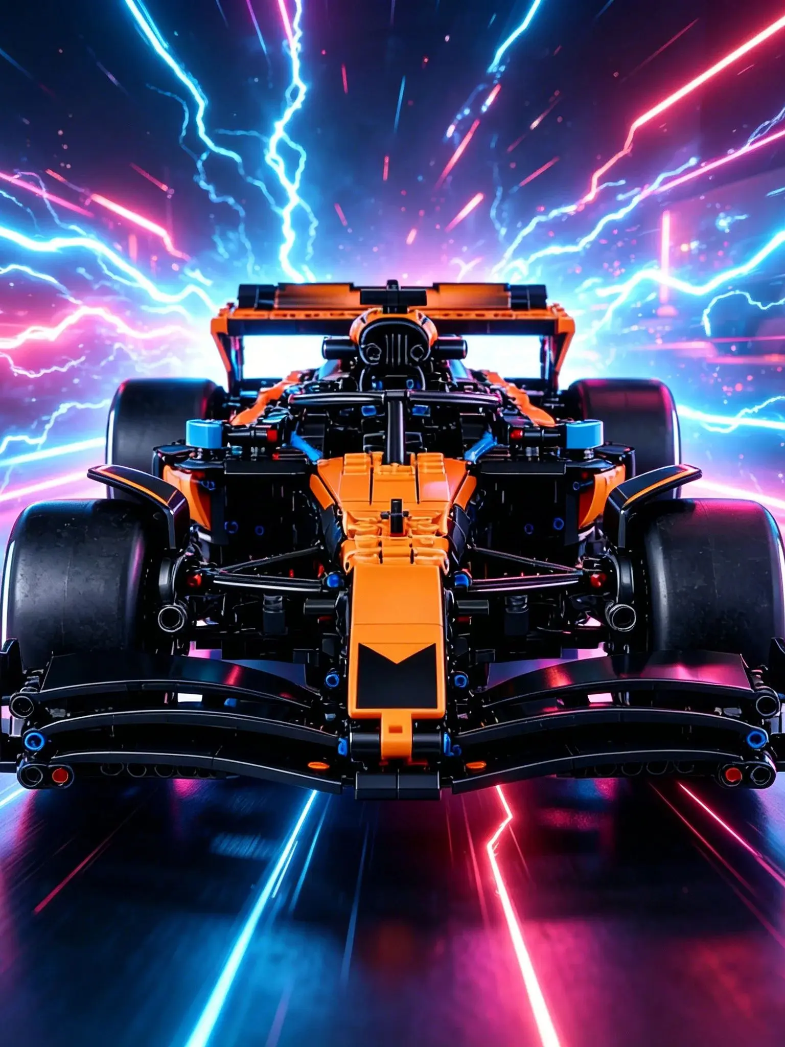 1675 stuks Nieuwe Technische Klassieke Serie 1:8 Formule Team Raceauto Bouwstenen Model Speelgoed, Festival & Verjaardagscadeau voor Kinderen - afbeelding 2