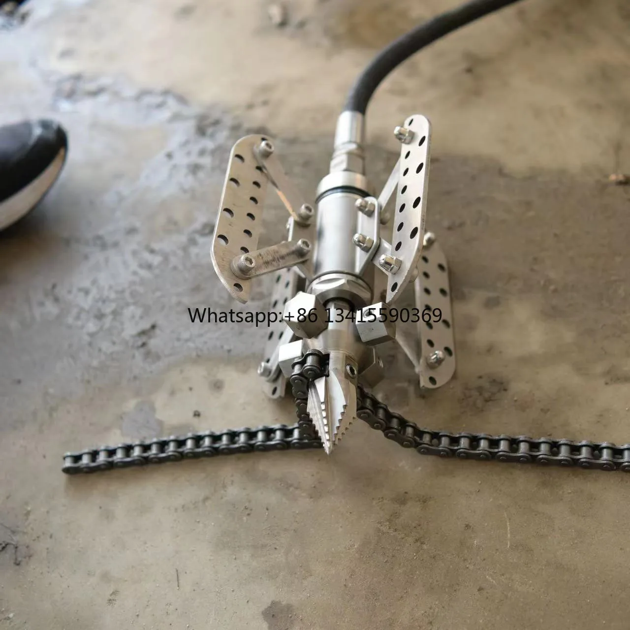 

High Pressure Cleaning Equipment Accessories Sewer Sprayer Chain Nozzle Powerful Destructive Power