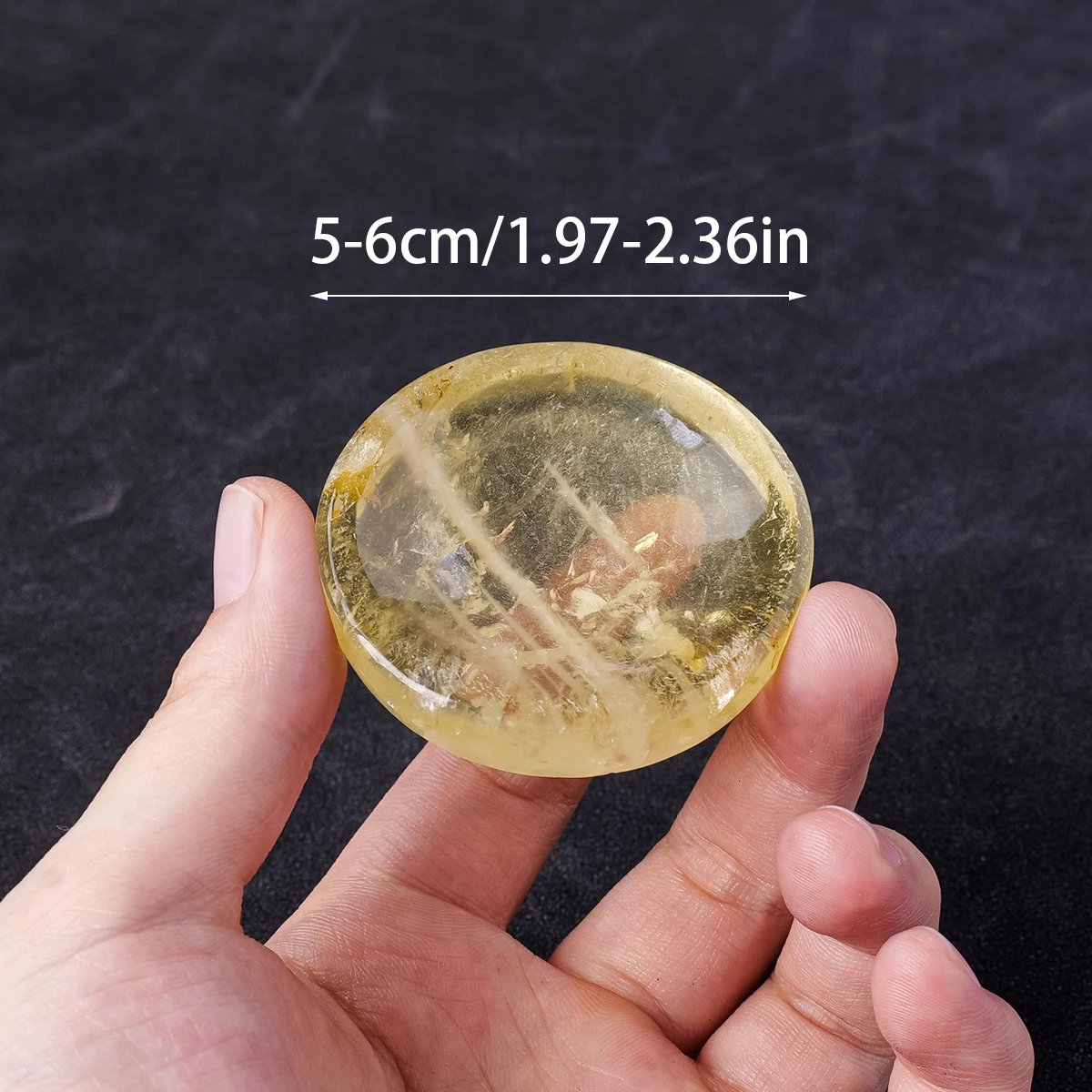 1PC Natural Crystal Citrine Small Bowl Ornament Raw Stone Polished Demagnetized Bowl Home Decoration Ornament