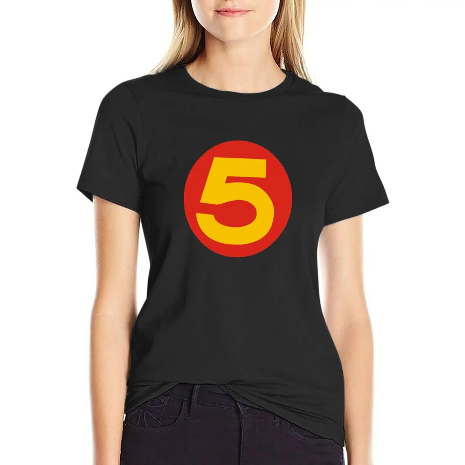 

Speed Racer Number 5 T-Shirt kawaii clothes shirts graphic tees Blouse cotton t shirts Women