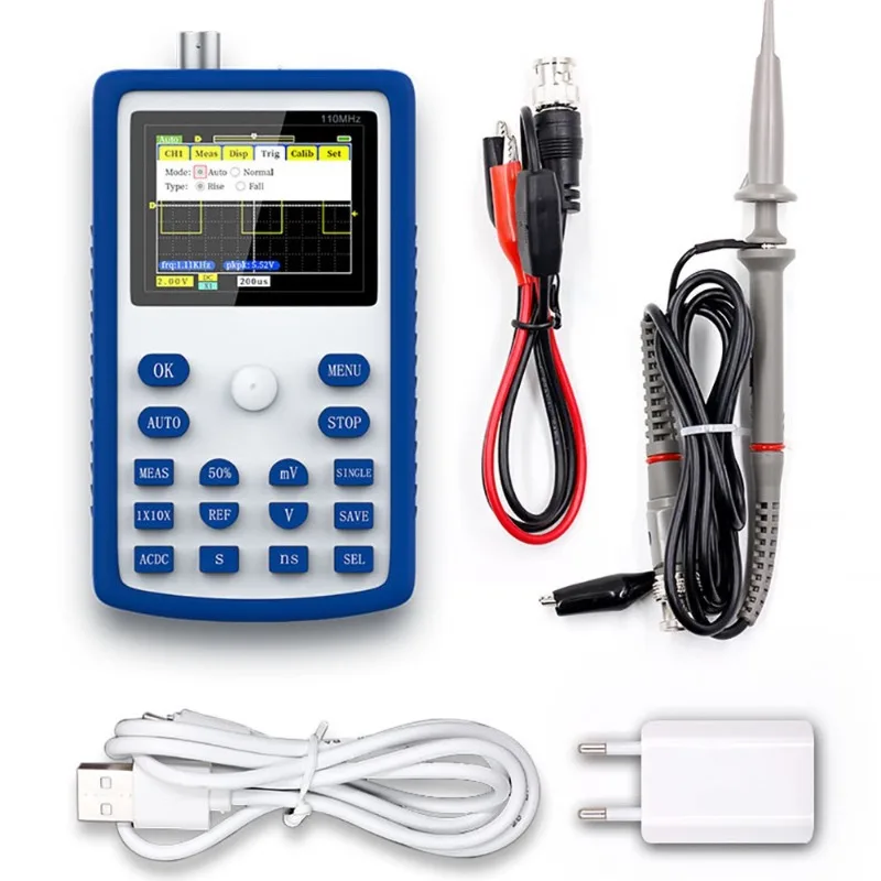 Handheld Portable Digital Mini Oscilloscope, Auto Repair Use Frequency Conversion Testing Instrument