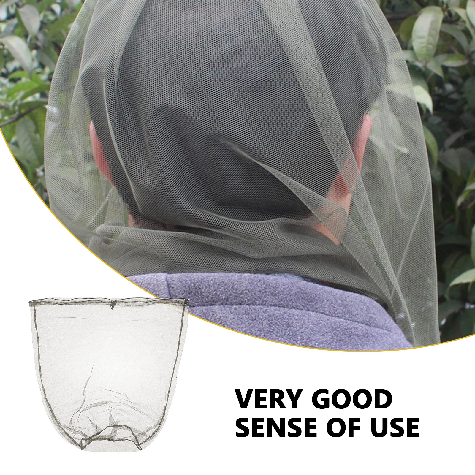 

2 Pcs Mosquito Resistant Hats Fine Mesh Neck Protection Nylon Cloth Outdoor Dust Caps Insect Hats Beekeeping Fishing