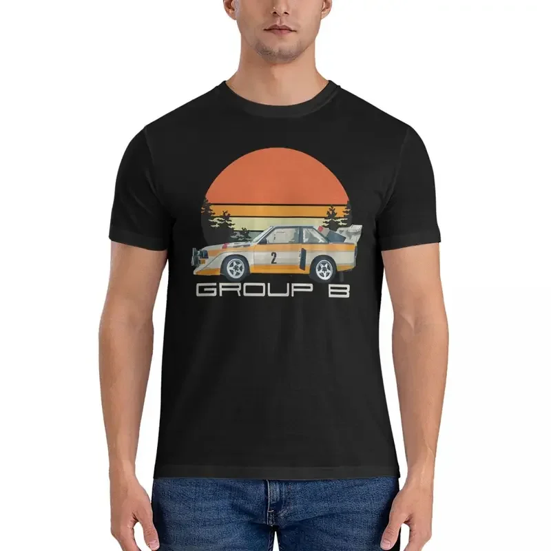 

Sport S1 E2 A2 Group B Rally Car Stig Blomqvist, Mikkola Fashion Cotton Tee Shirt Short Sleeve Walter Rohrl T Shirts